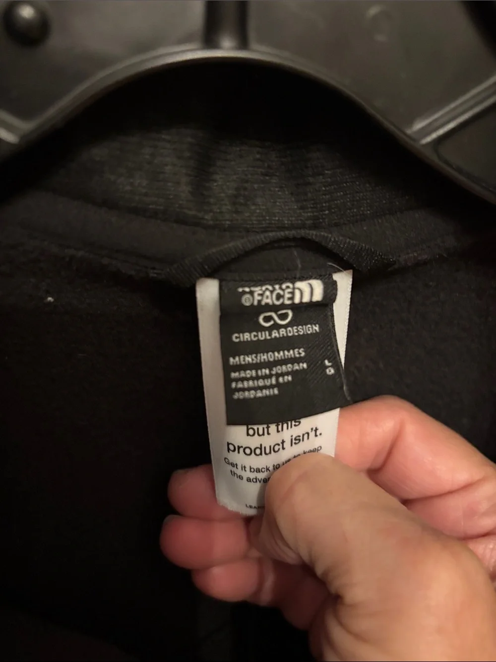 The North Face warm black